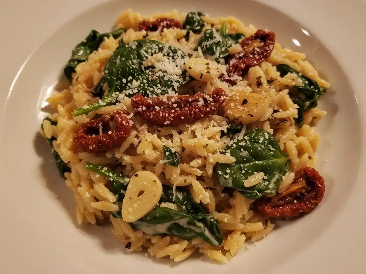 creamy tuscan orzo
