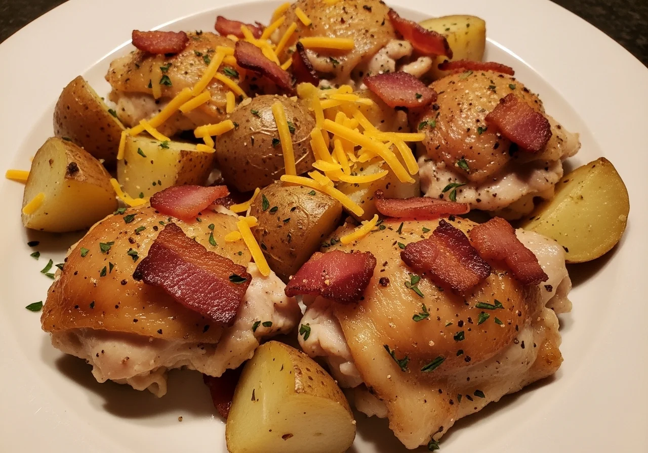 chicken bacon potato bake
