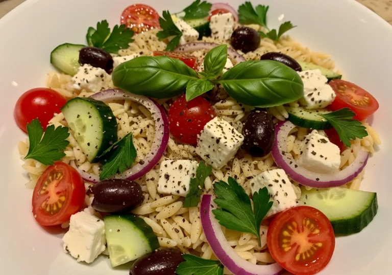 mediterranean orzo salad