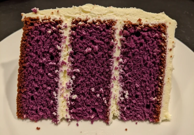 Purple Velvet Cake With Cream Cheese Frosting A Stunning Delicious Dessert