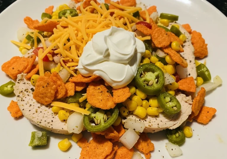 Dorito Chicken Casserole A Cheesy Crunchy Comfort Food