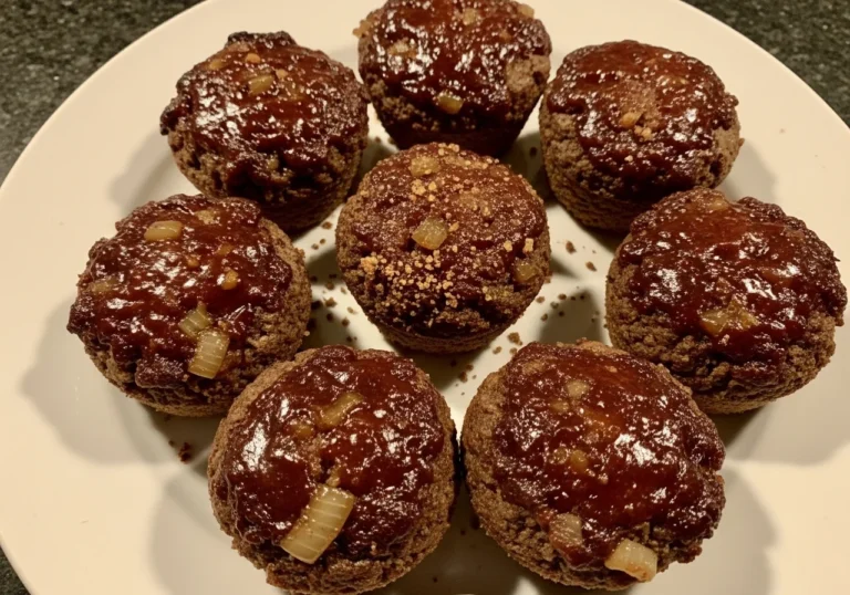 Homemade Brown Sugar Glazed Meatloaf Cupcakes A Fun Twist On A Classic