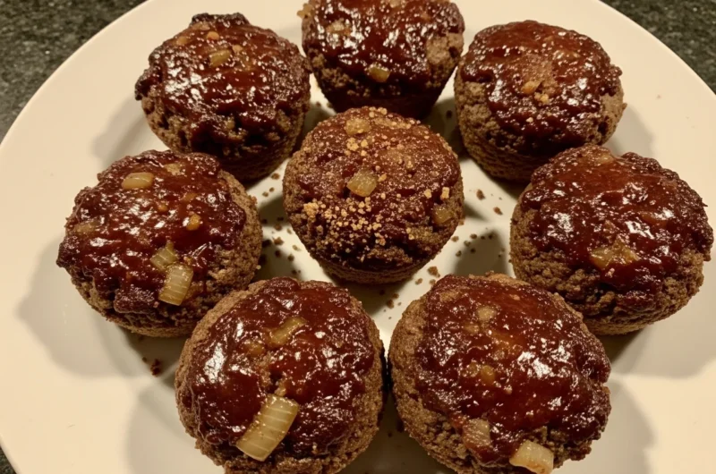 Homemade Brown Sugar Glazed Meatloaf Cupcakes A Fun Twist On A Classic