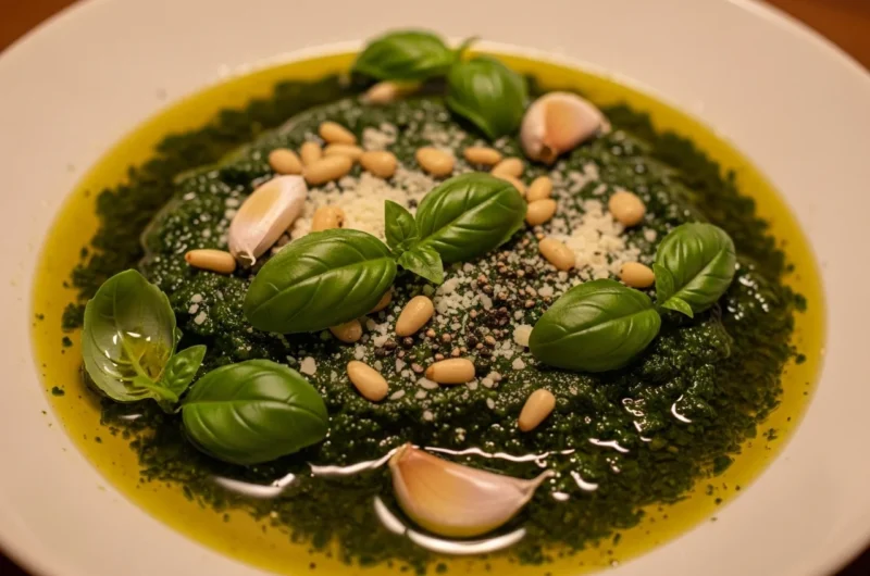 Classic Basil Pesto Sauce Fresh Flavorful And Versatile