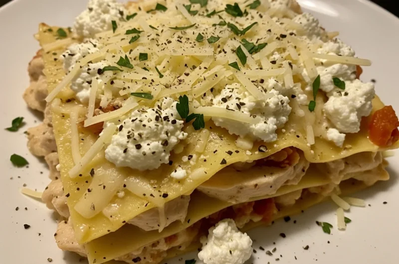 Creamy Cheesy Chicken Lasagna A Comfort Food Masterpiece