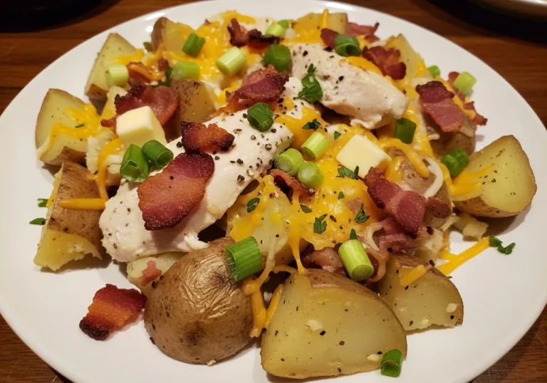 Loaded Cheesy Chicken Potato Casserole A Comfort Food Dream