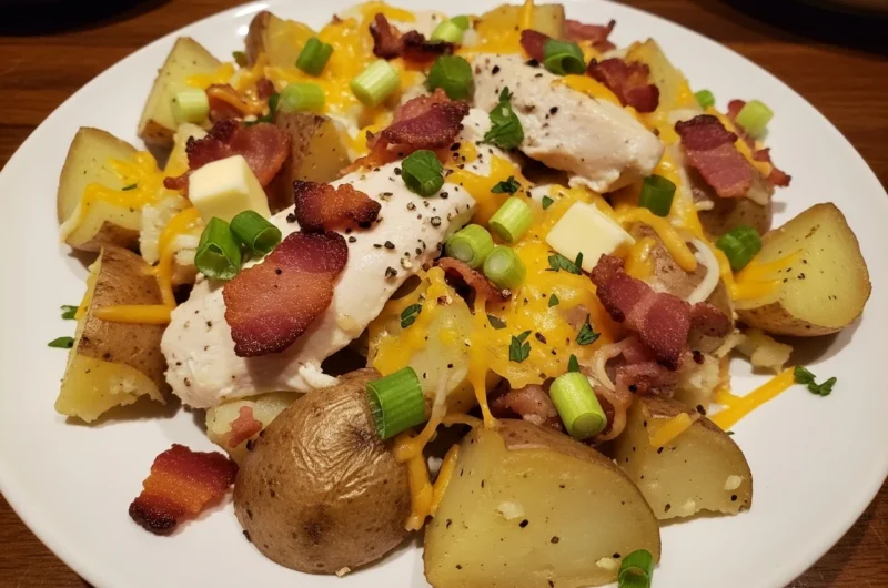 Loaded Cheesy Chicken Potato Casserole A Comfort Food Dream