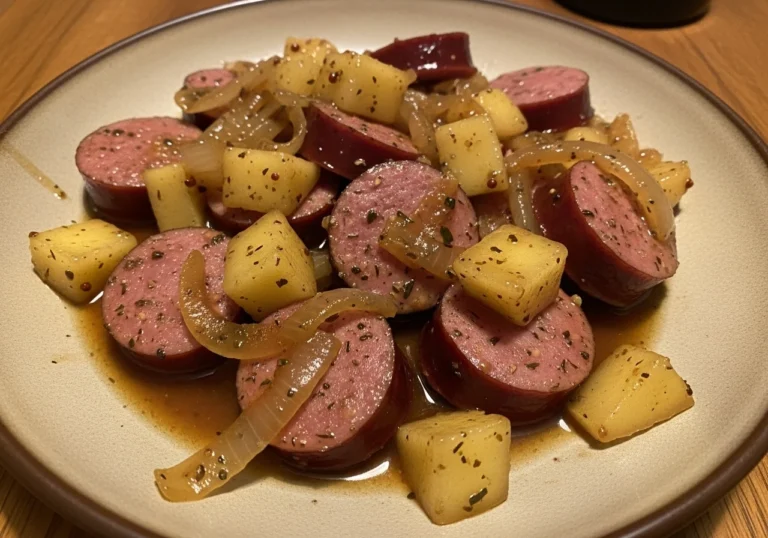 Apple Cider Smoked Sausage A Sweet Savory Crockpot Delight