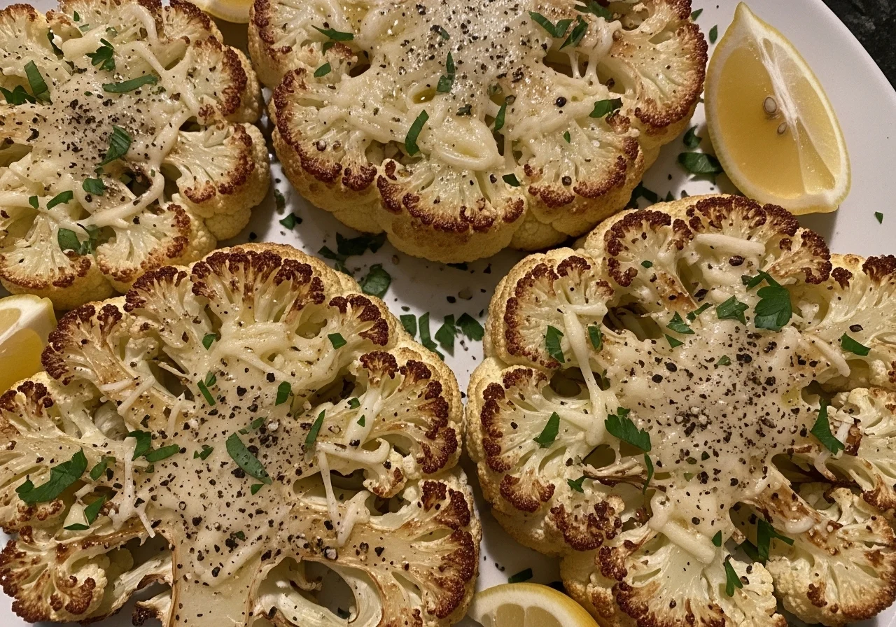 cauliflower steaks parmesan