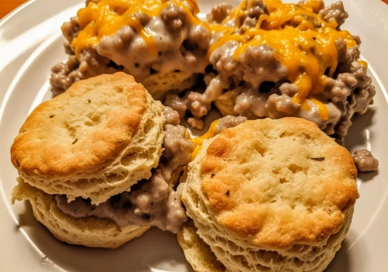 biscuits gravy casserole
