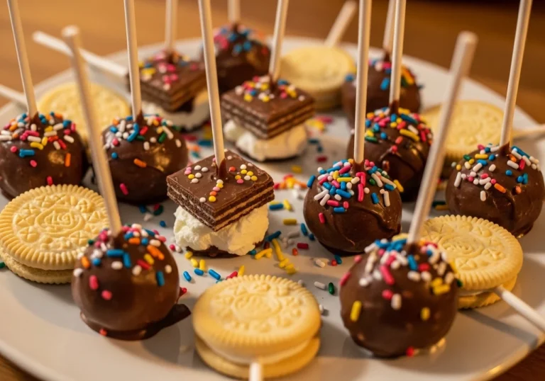 No bake cake pops
