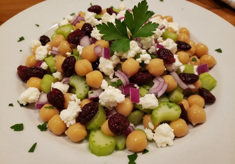cranberry chickpeas salad