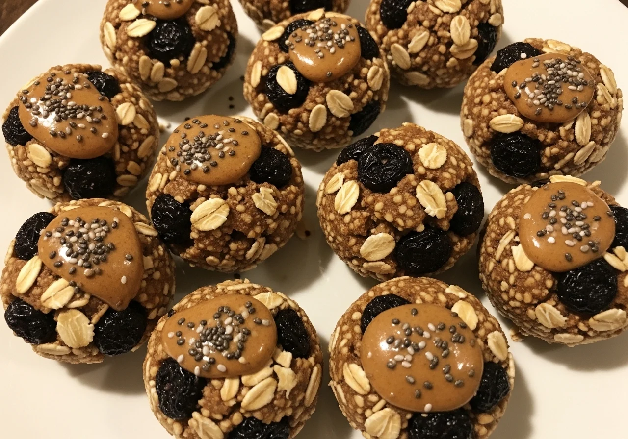 blueberry protein bites