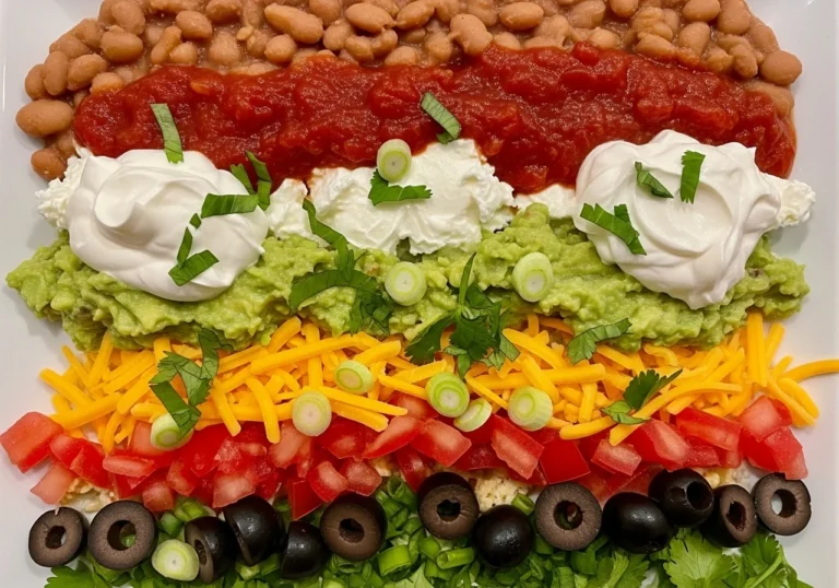 Layered Taco Dip A Crowd Pleasing Party Favorite