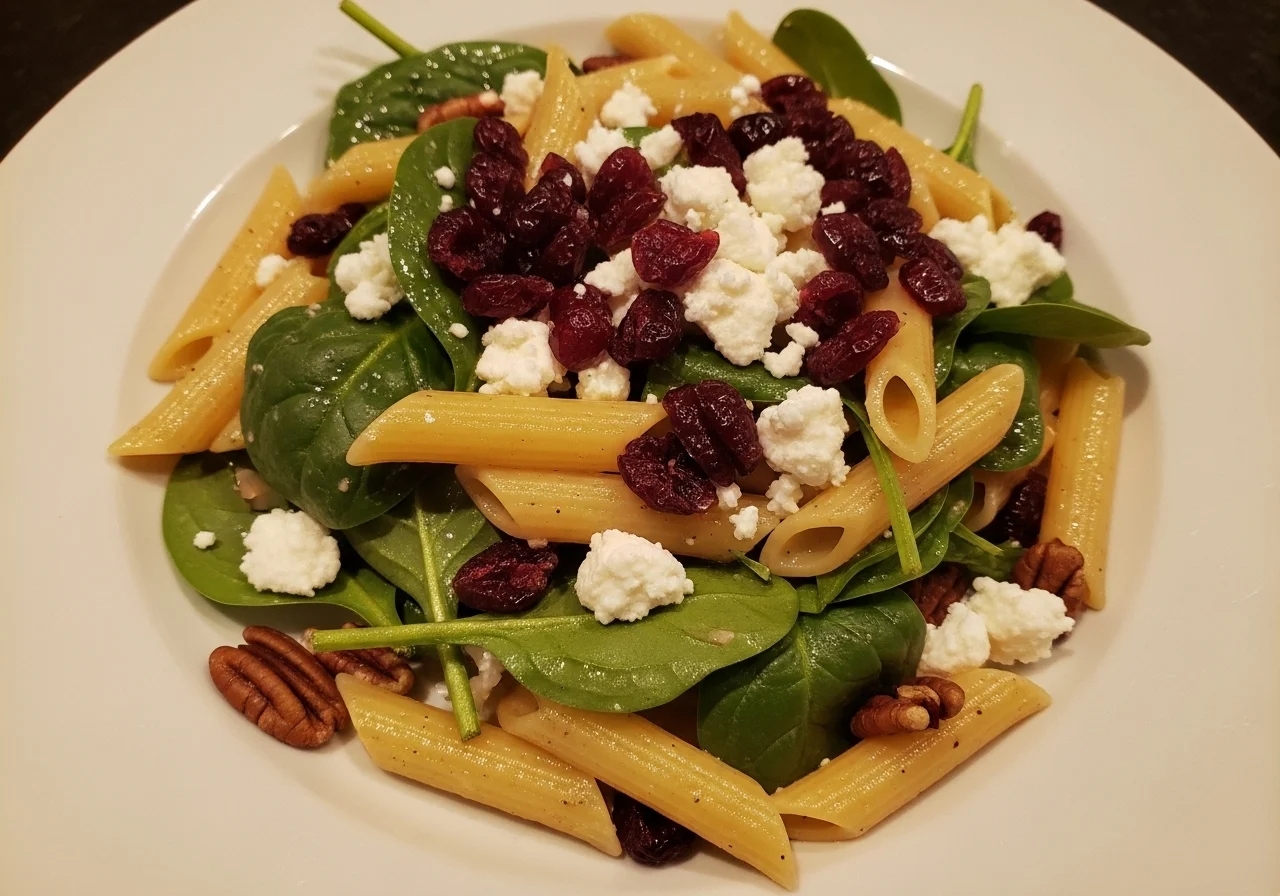 cranberry penne salad
