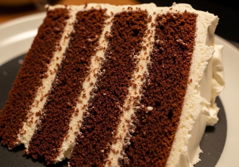 Chocolate Layer Cake With Whipped Cream Frosting A Decadent Delight