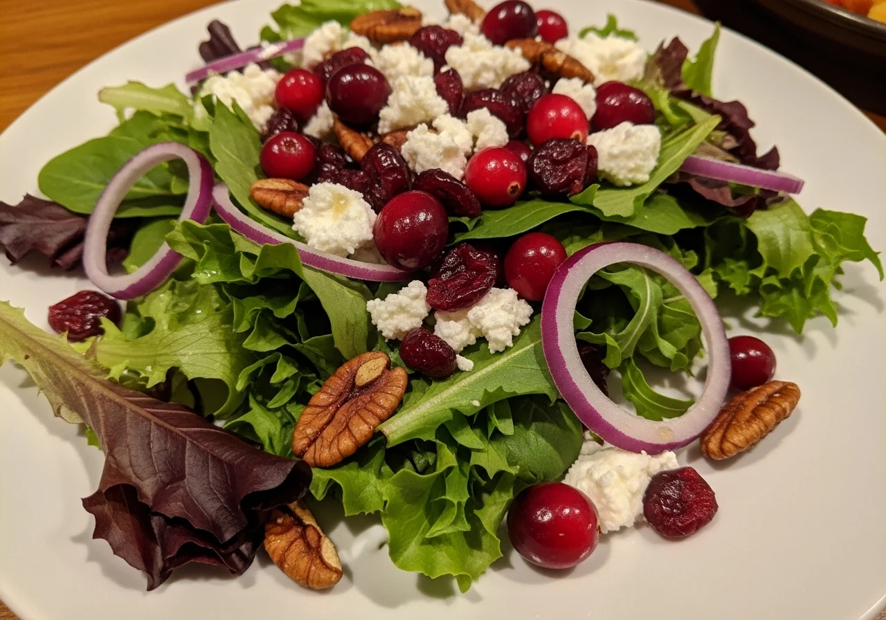 cranberry goat cheese salad