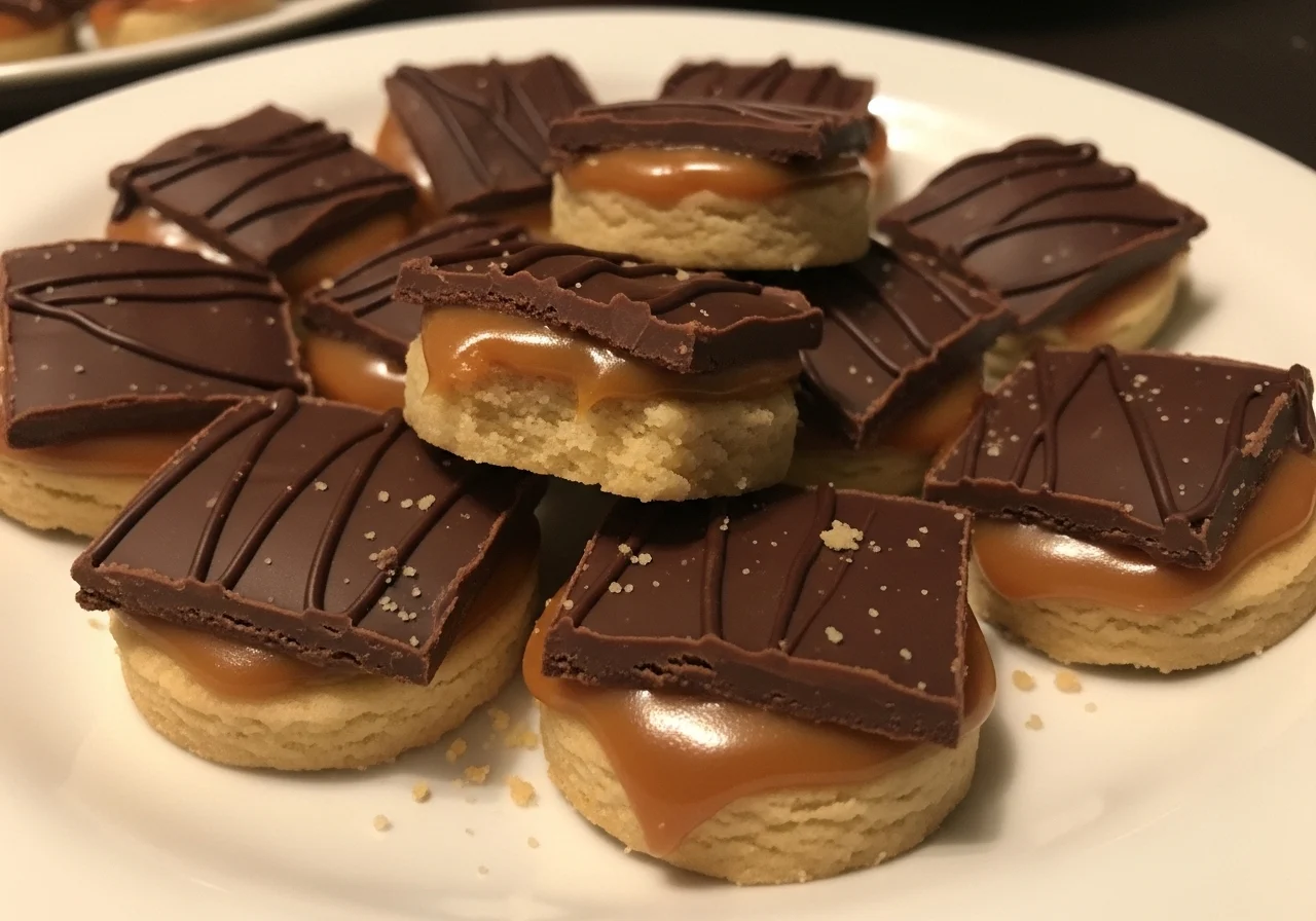 homemade twix bites