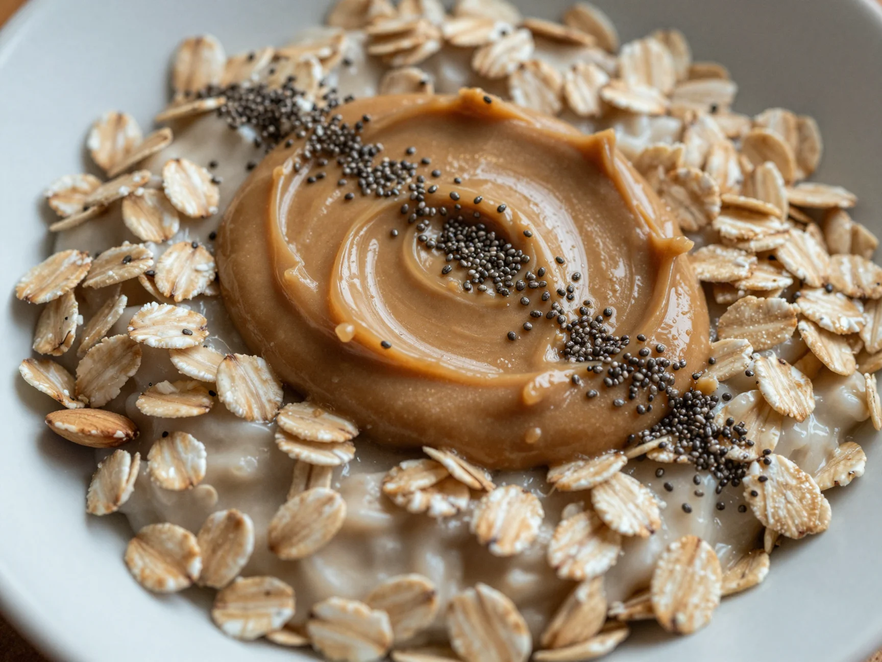 Almond Butter Overnight Oats
