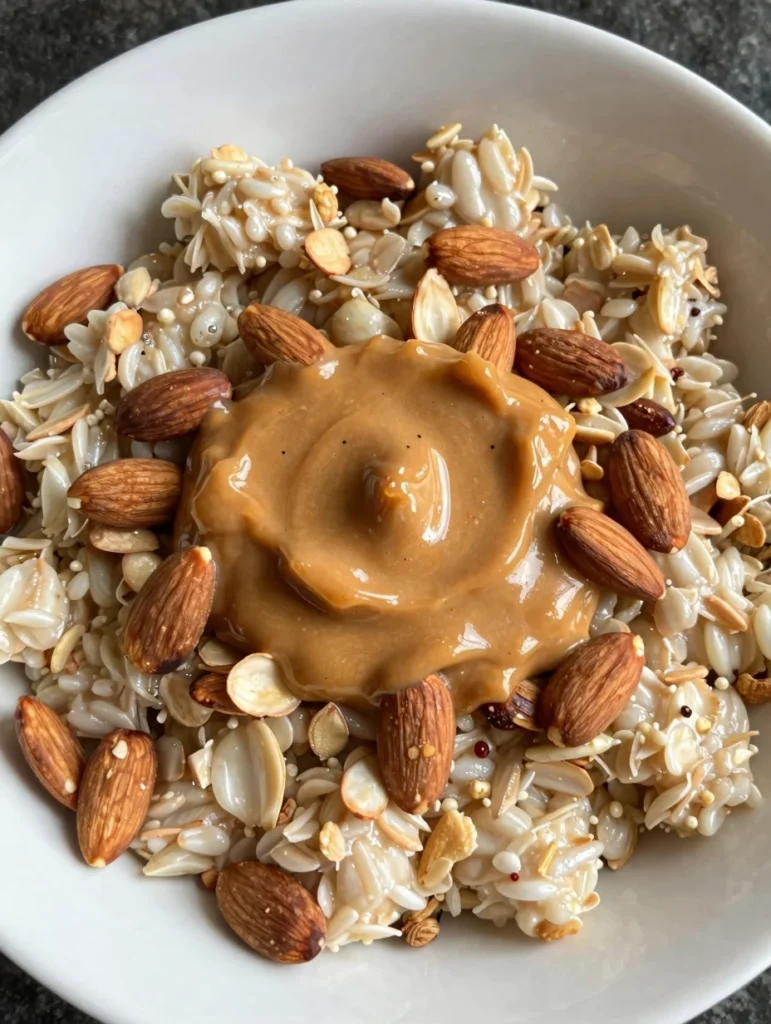 Almond Butter Overnight Oats