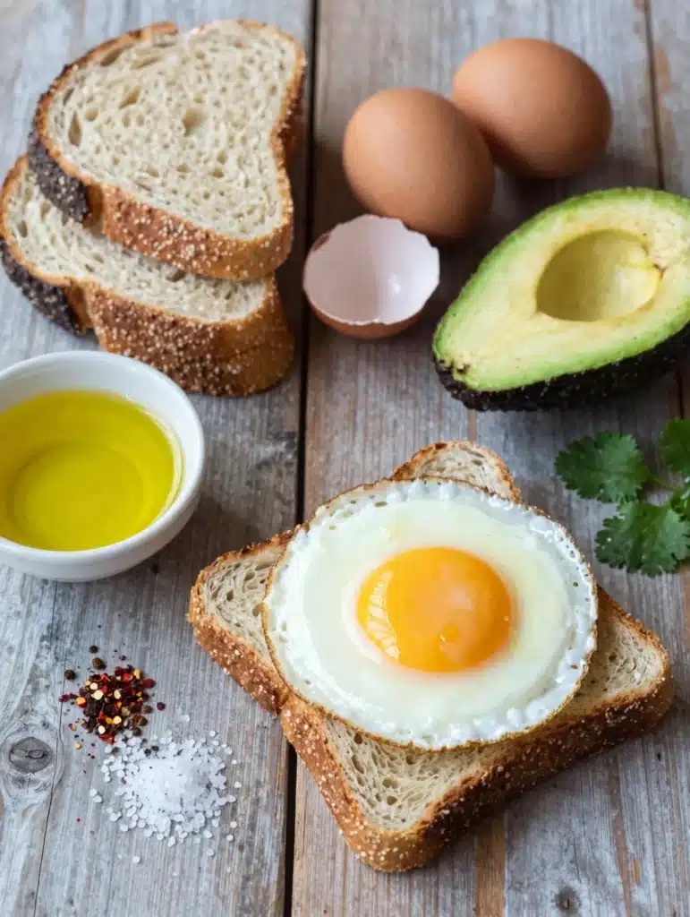 Avocado Toast with Fried Egg