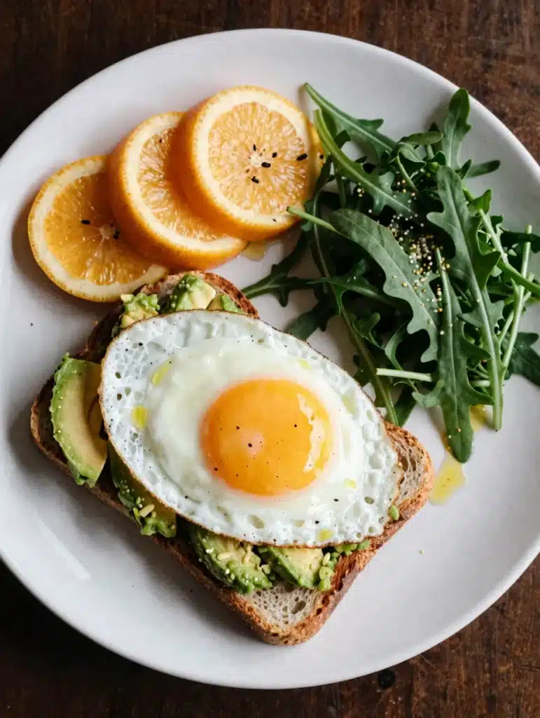 Avocado Toast with Fried Egg
