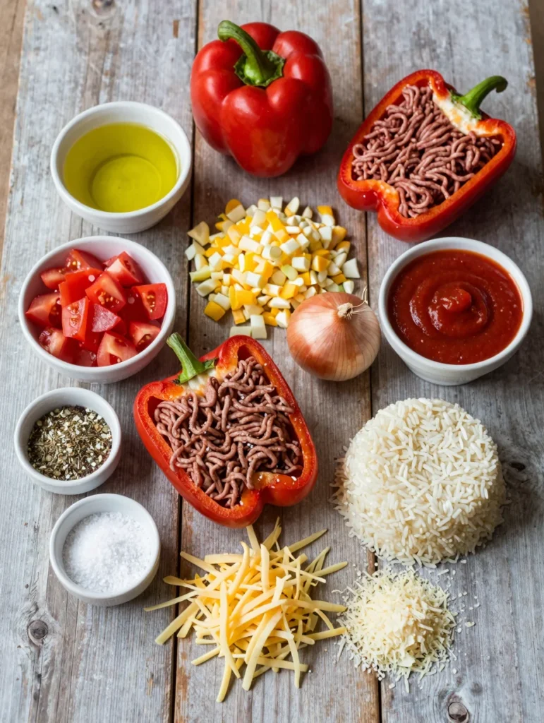 Baked Stuffed Bell Peppers