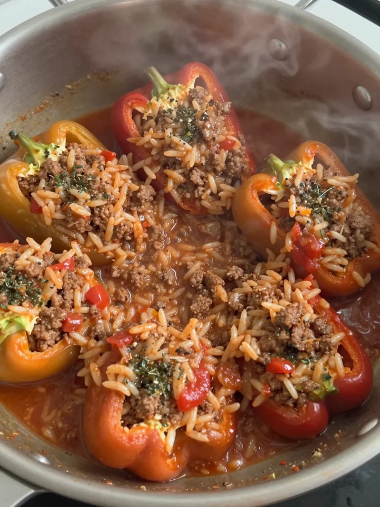 Baked Stuffed Bell Peppers
