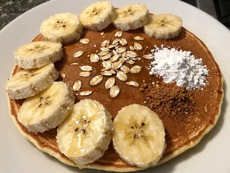 Banana Oat Pancakes