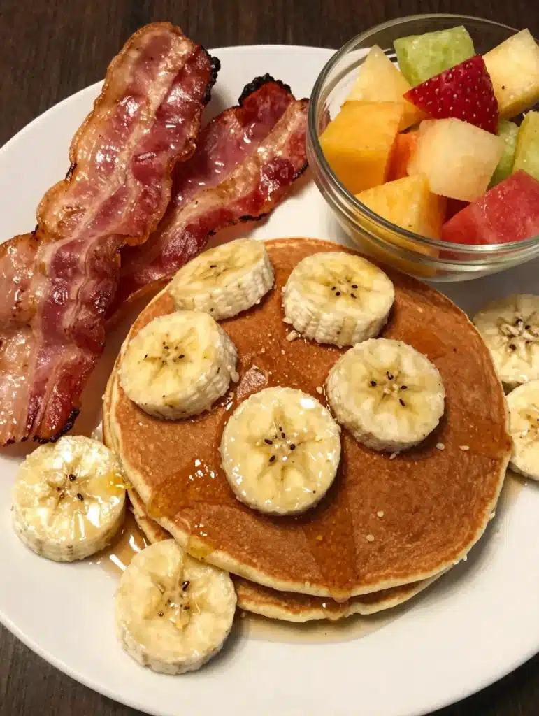 Banana Oat Pancakes