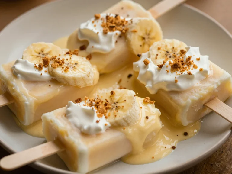Banana Pudding Popsicles