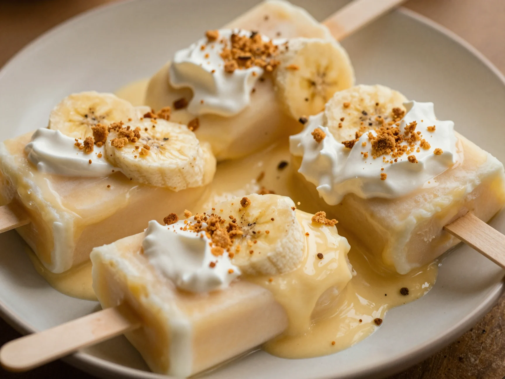 Banana Pudding Popsicles