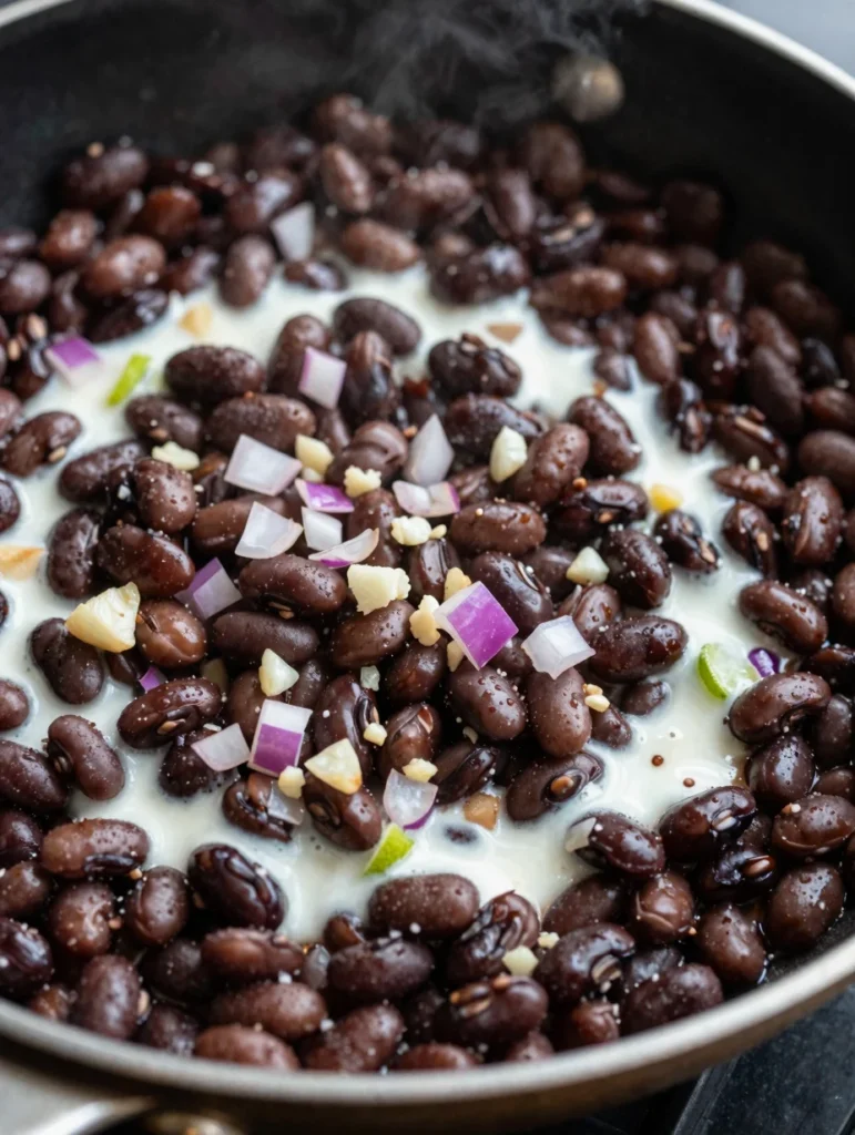 Black Bean Tacos with Lime Crema