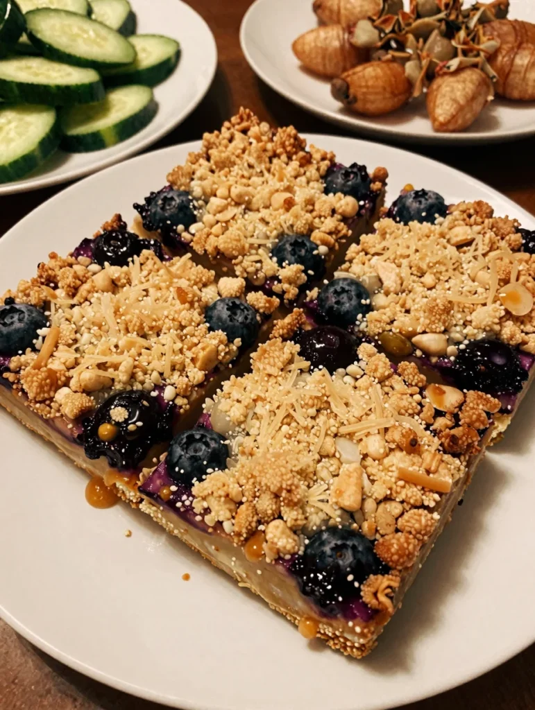 Blueberry Crumble Bars