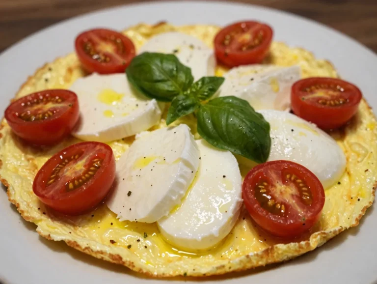 Caprese Egg White Omelette