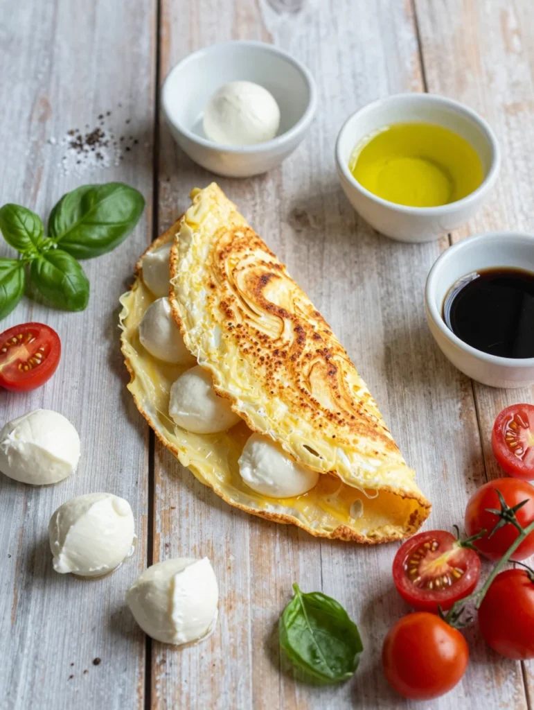 Caprese Egg White Omelette