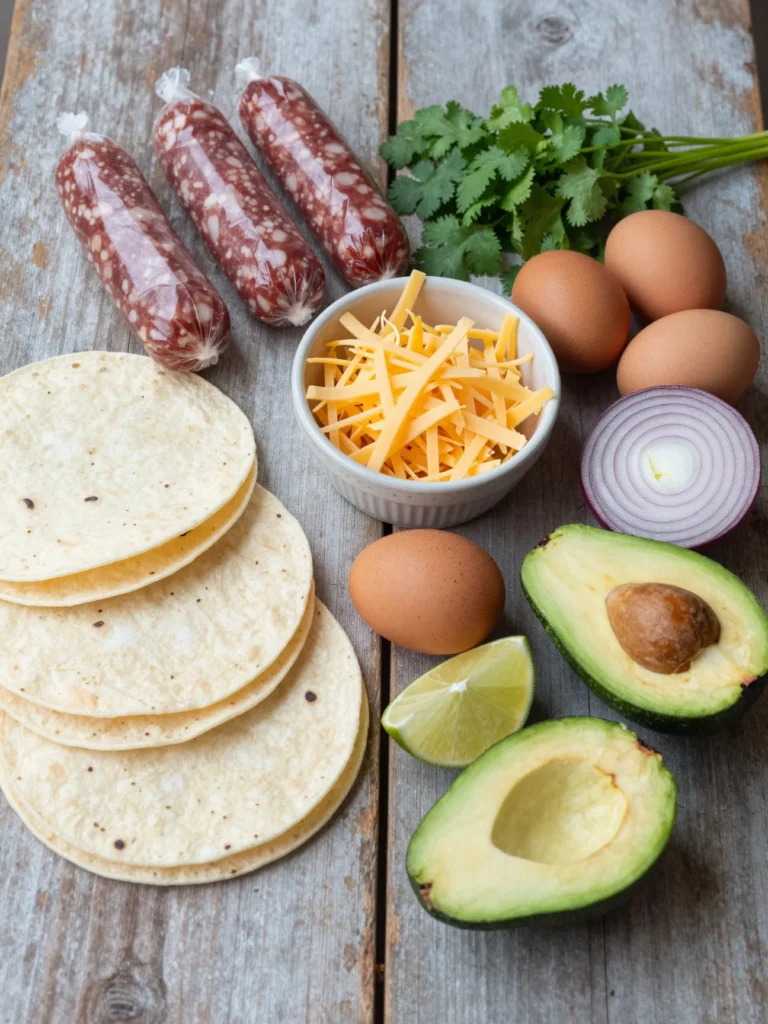 Chorizo Breakfast Tacos