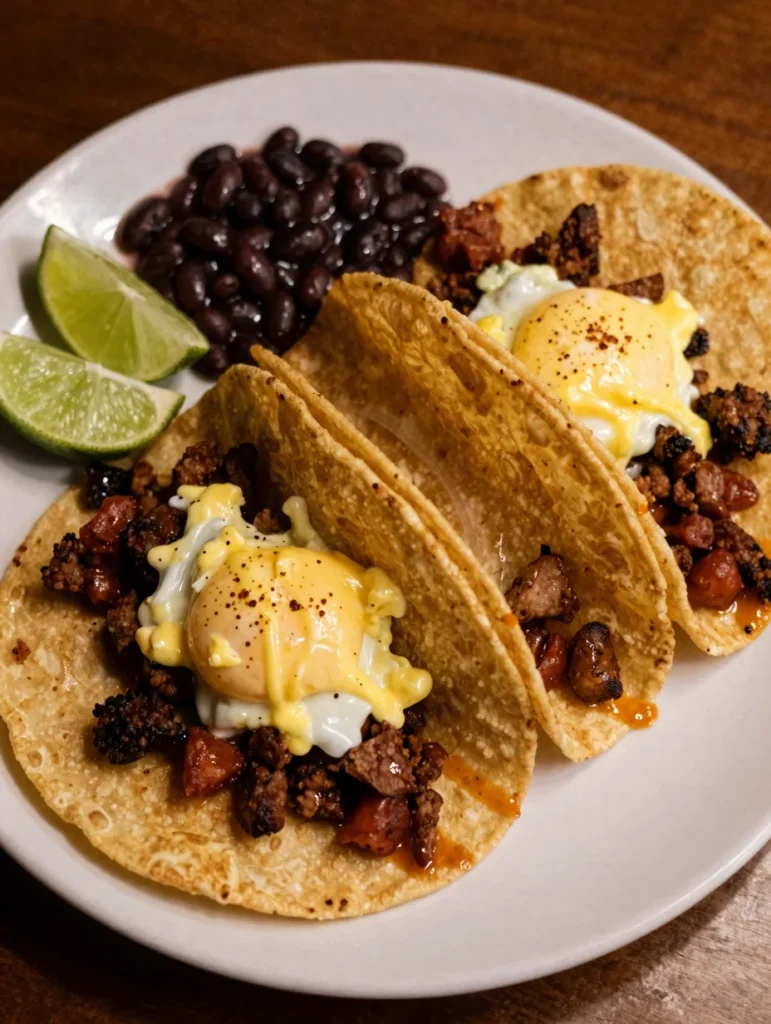 Chorizo Breakfast Tacos