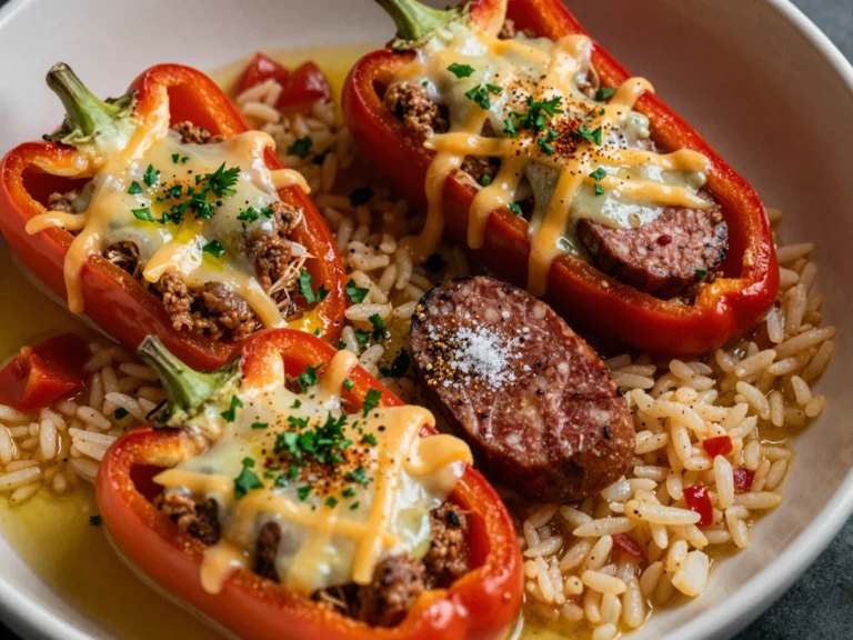 Chorizo Stuffed Peppers