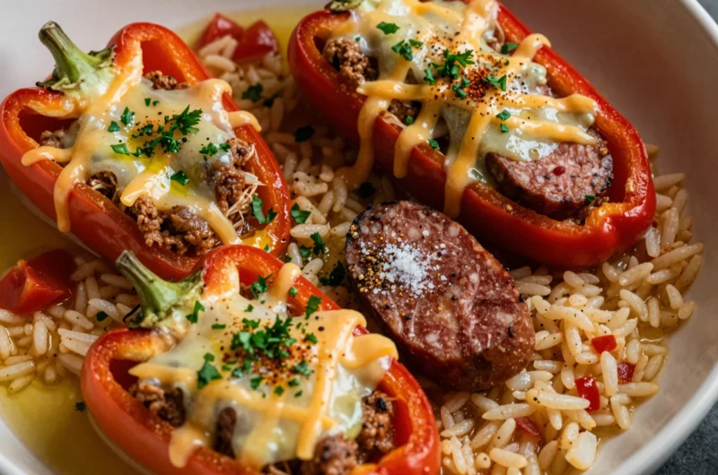 Chorizo Stuffed Peppers