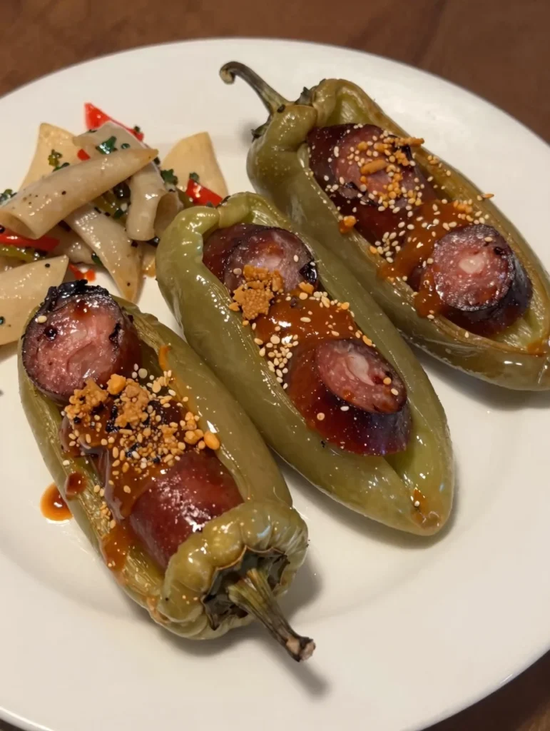Chorizo Stuffed Peppers