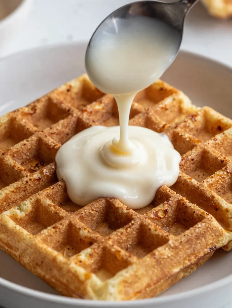 Cinnamon Roll Waffles