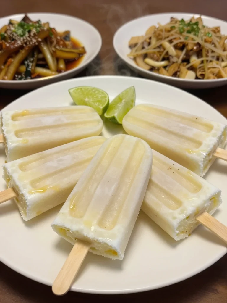 Coconut Lime Popsicles