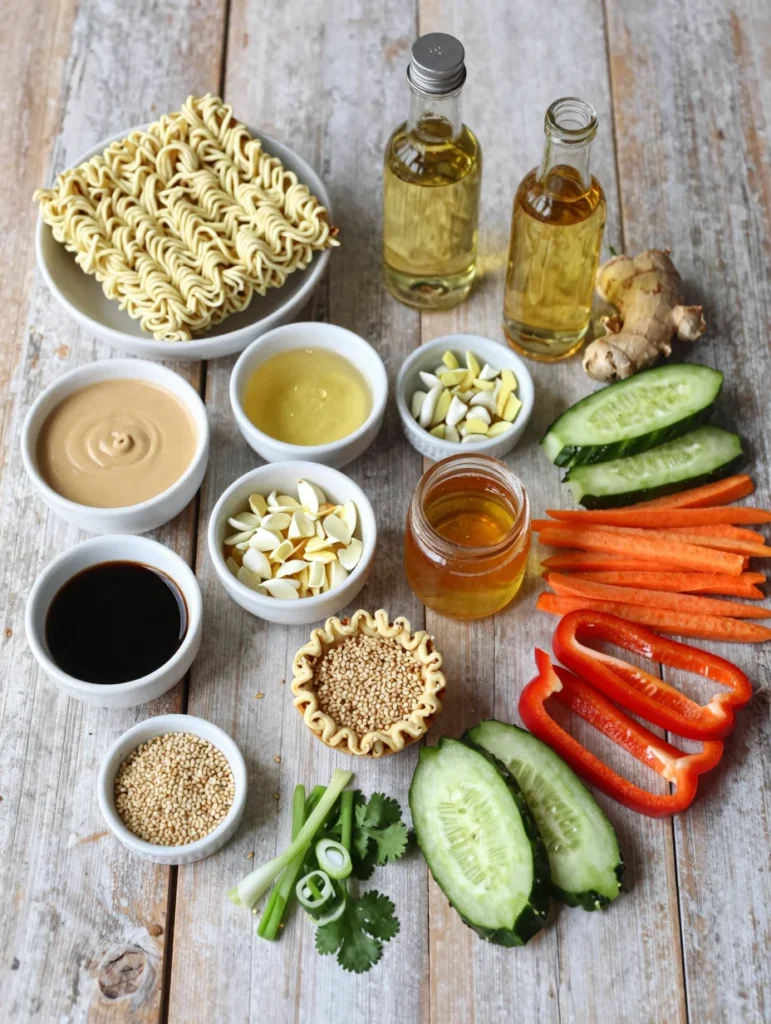 Cold Sesame Noodle Cups
