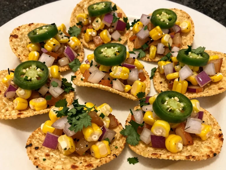 Corn Salsa Tortilla Cups