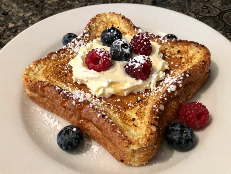Cream Cheese Stuffed French Toast