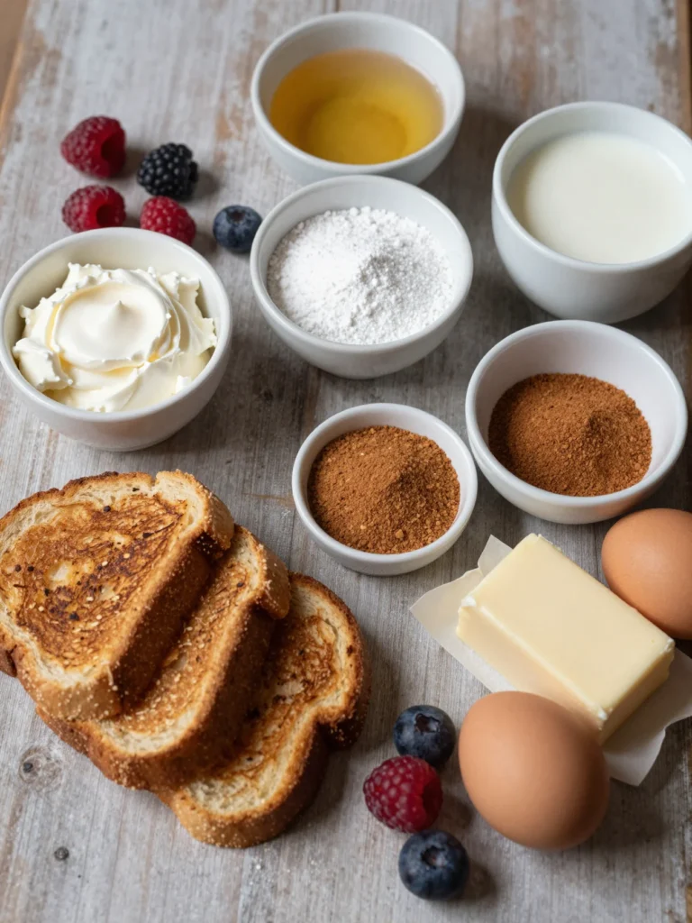 Cream Cheese Stuffed French Toast