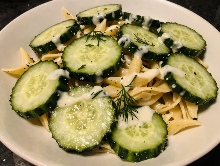 Cucumber Dill Pasta Salad