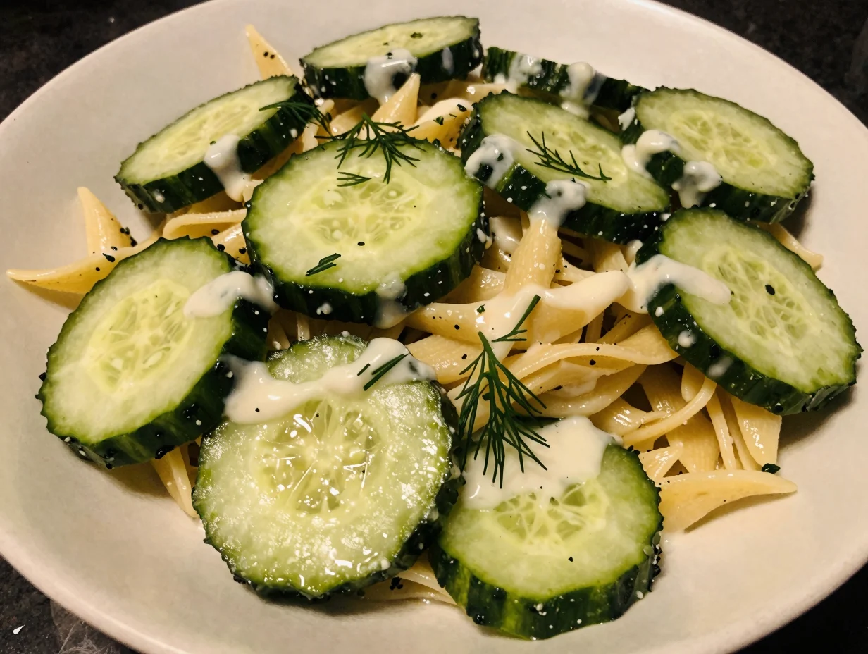Cucumber Dill Pasta Salad