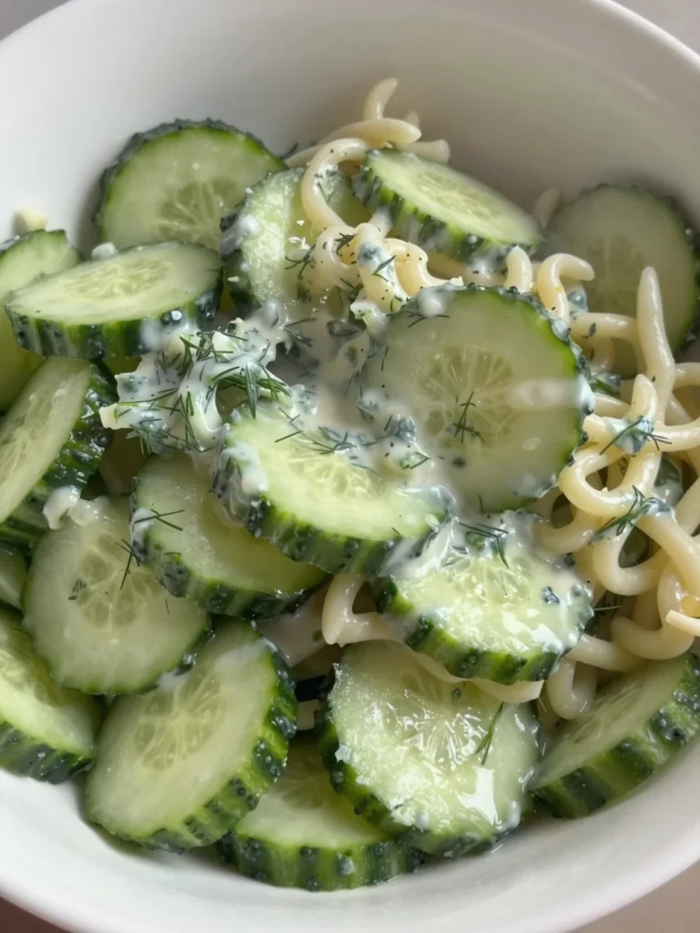 Cucumber Dill Pasta Salad